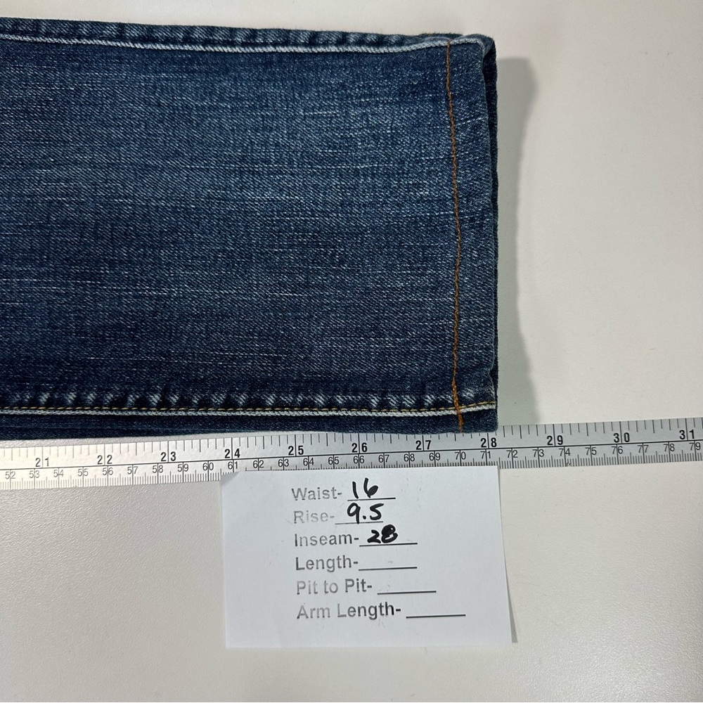 7 For All Mankind Josefina Skinny Boyfriend Jeans Sz 26 Buttonfly Distre… - Picture 11 of 13